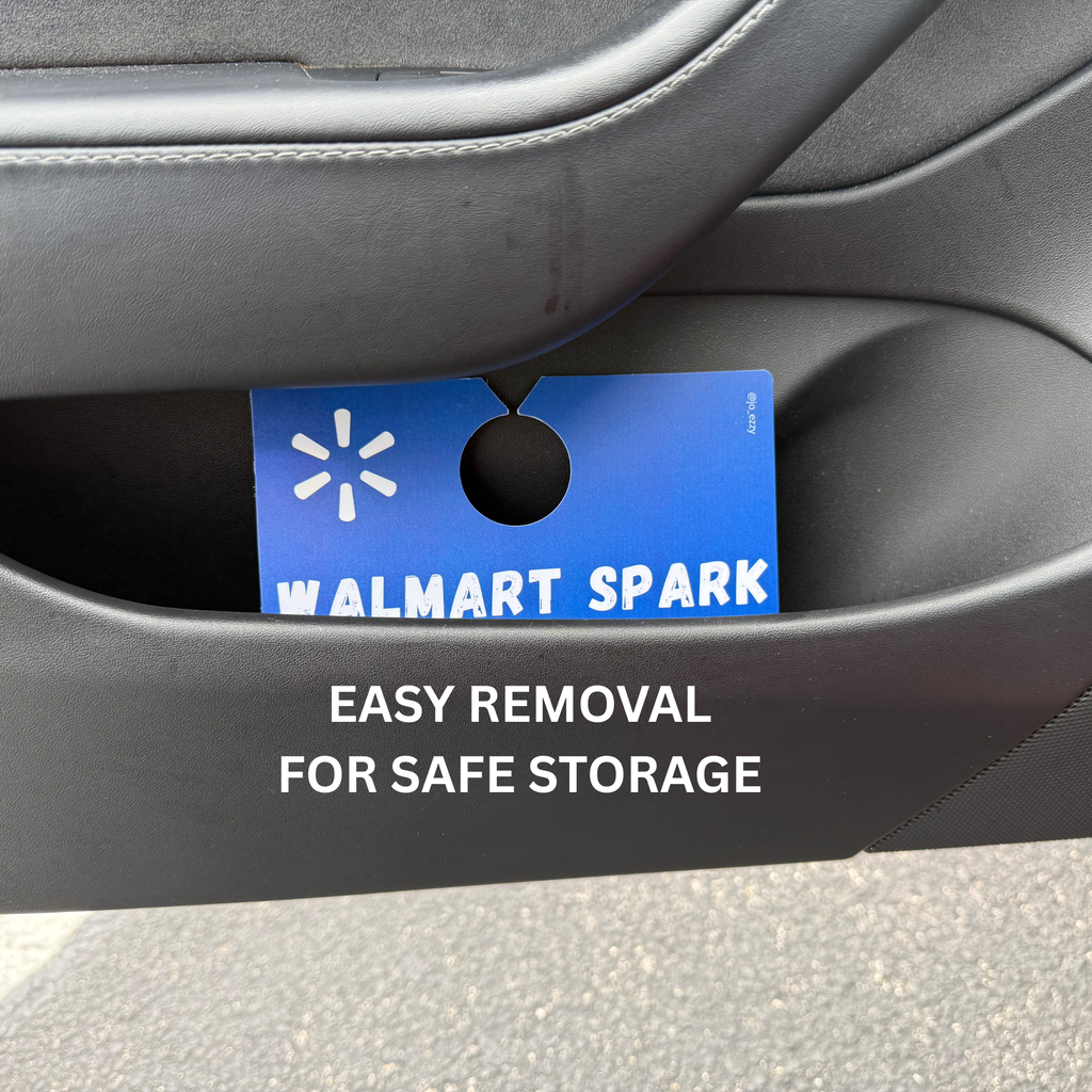 JOEZZY Walmart Spark Delivery Sign – Double-Sided Car Sign for Sparkers | Dashboard or Rearview Mirror Display | Gig Driver Walmart Spark Accessory